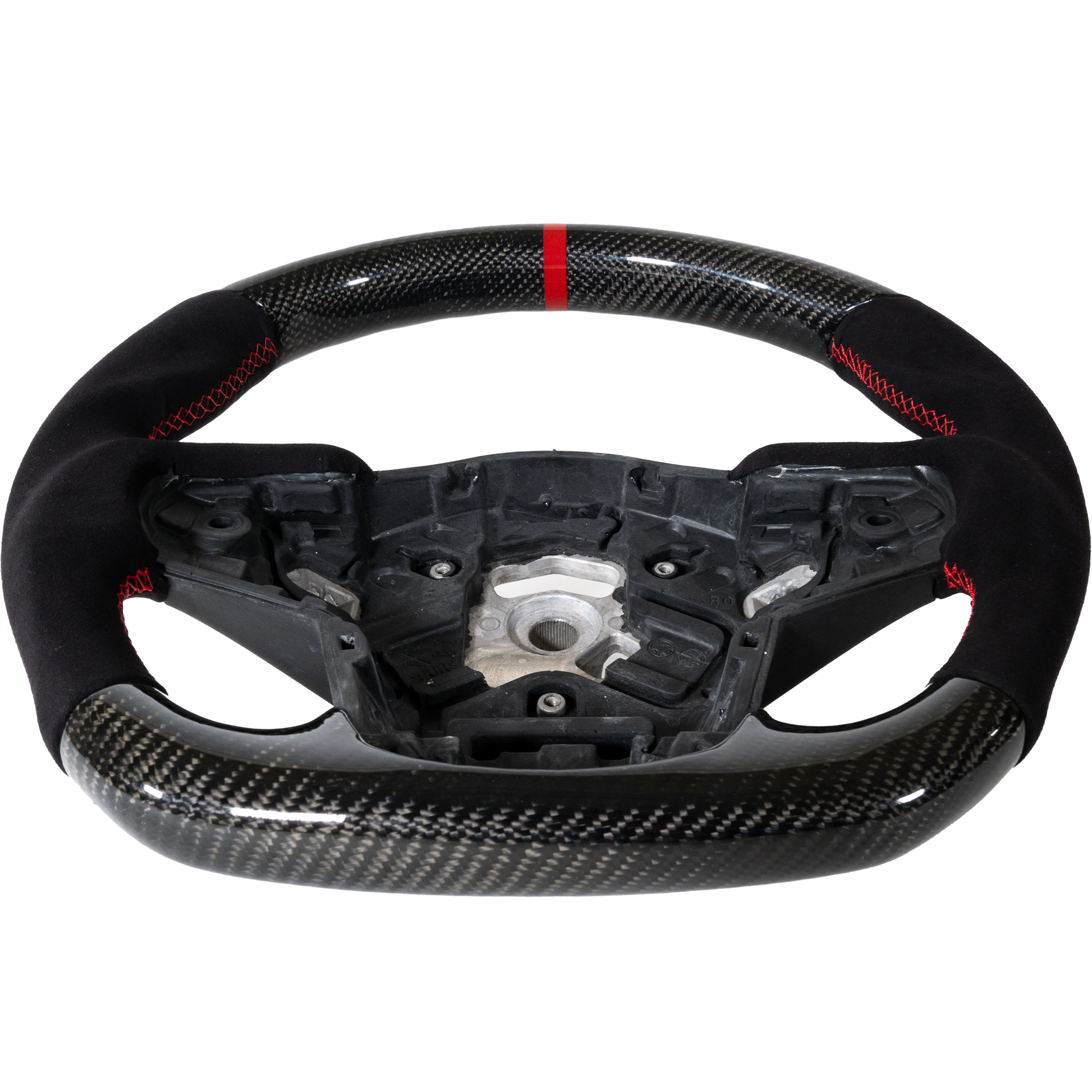 A90 Carbon Fiber Alcantara Steering Wheel-Interior-Silicon Valley Bimmer