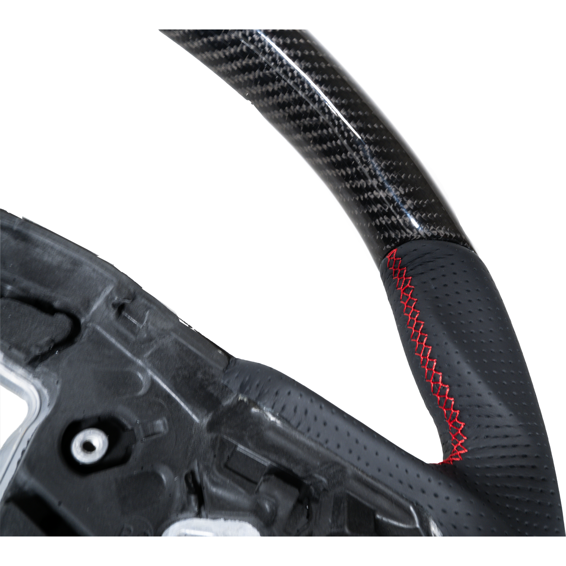 A90 Carbon Fiber Leather Steering Wheel-Interior-Silicon Valley Bimmer