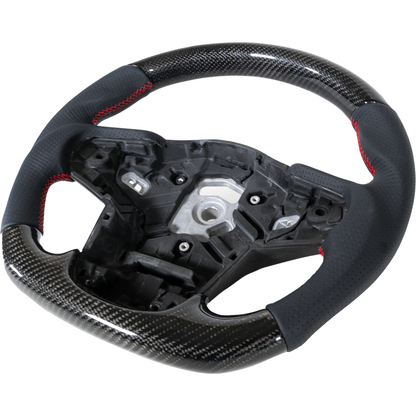 A90 Carbon Fiber Leather Steering Wheel-Interior-Silicon Valley Bimmer