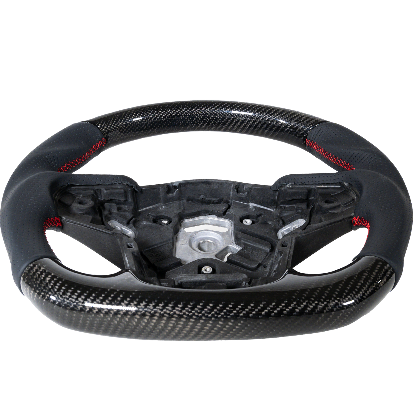 A90 Carbon Fiber Leather Steering Wheel-Interior-Silicon Valley Bimmer