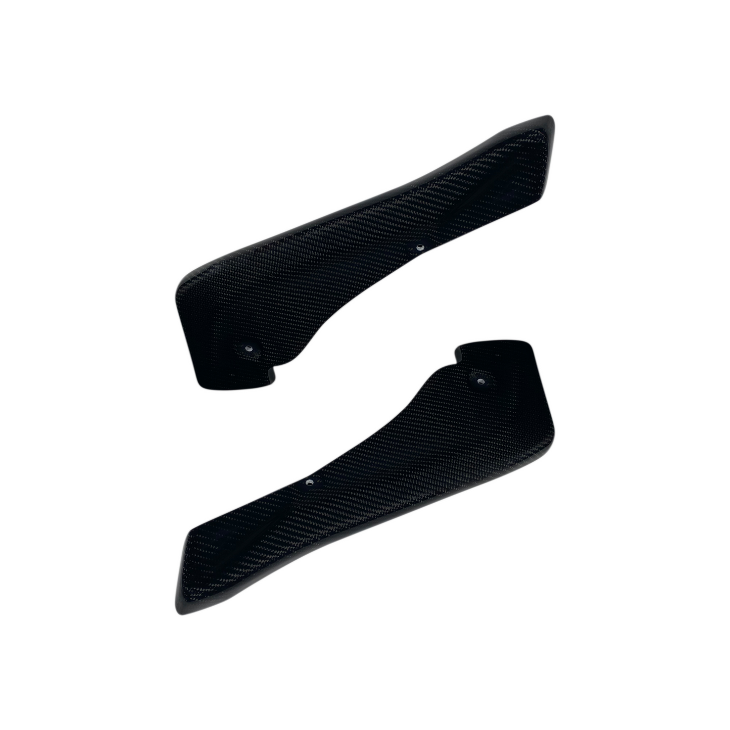 A90 Carbon Fiber Rear Bumper Side Splitters-Exterior-Silicon Valley Bimmer