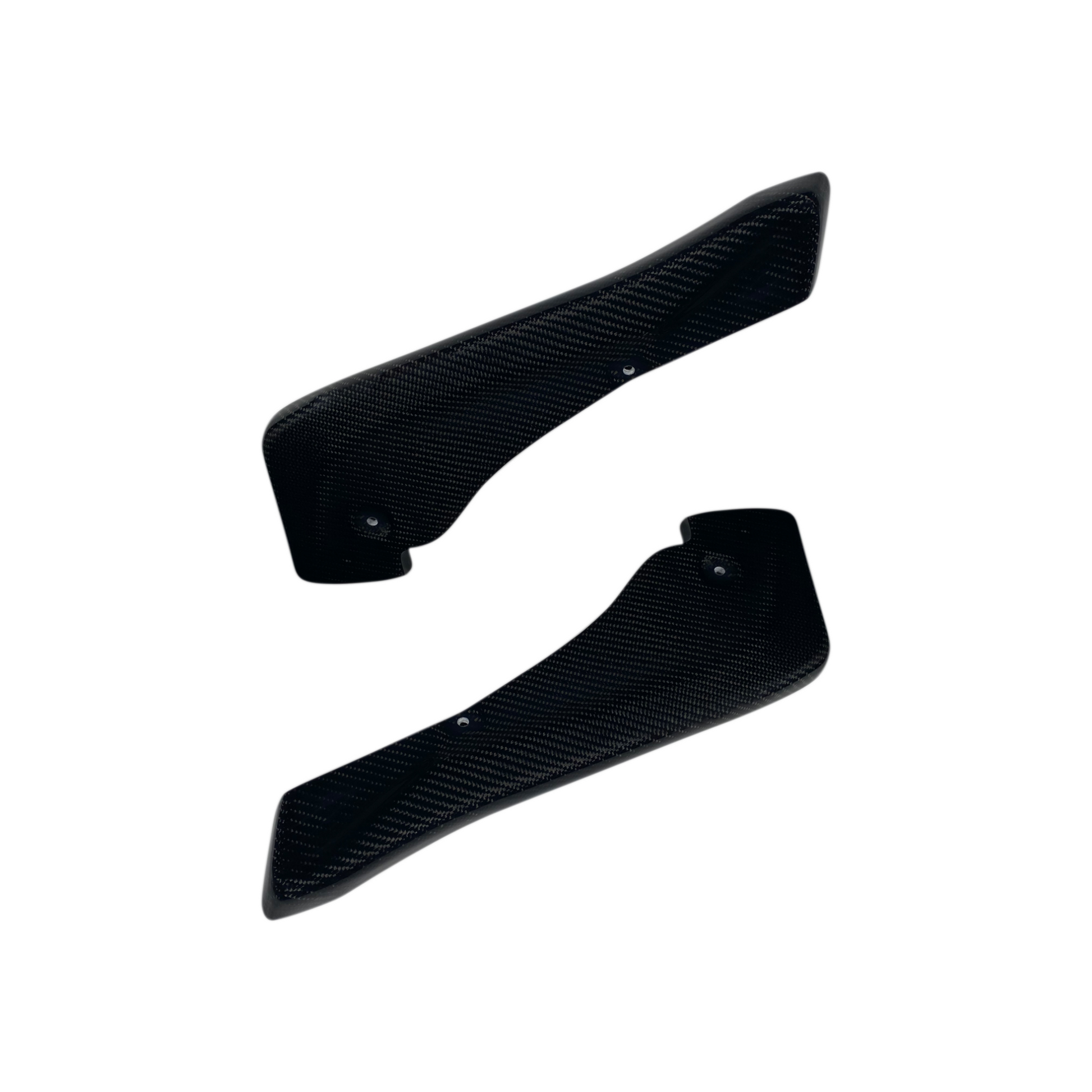 A90 Carbon Fiber Rear Bumper Side Splitters-Exterior-Silicon Valley Bimmer