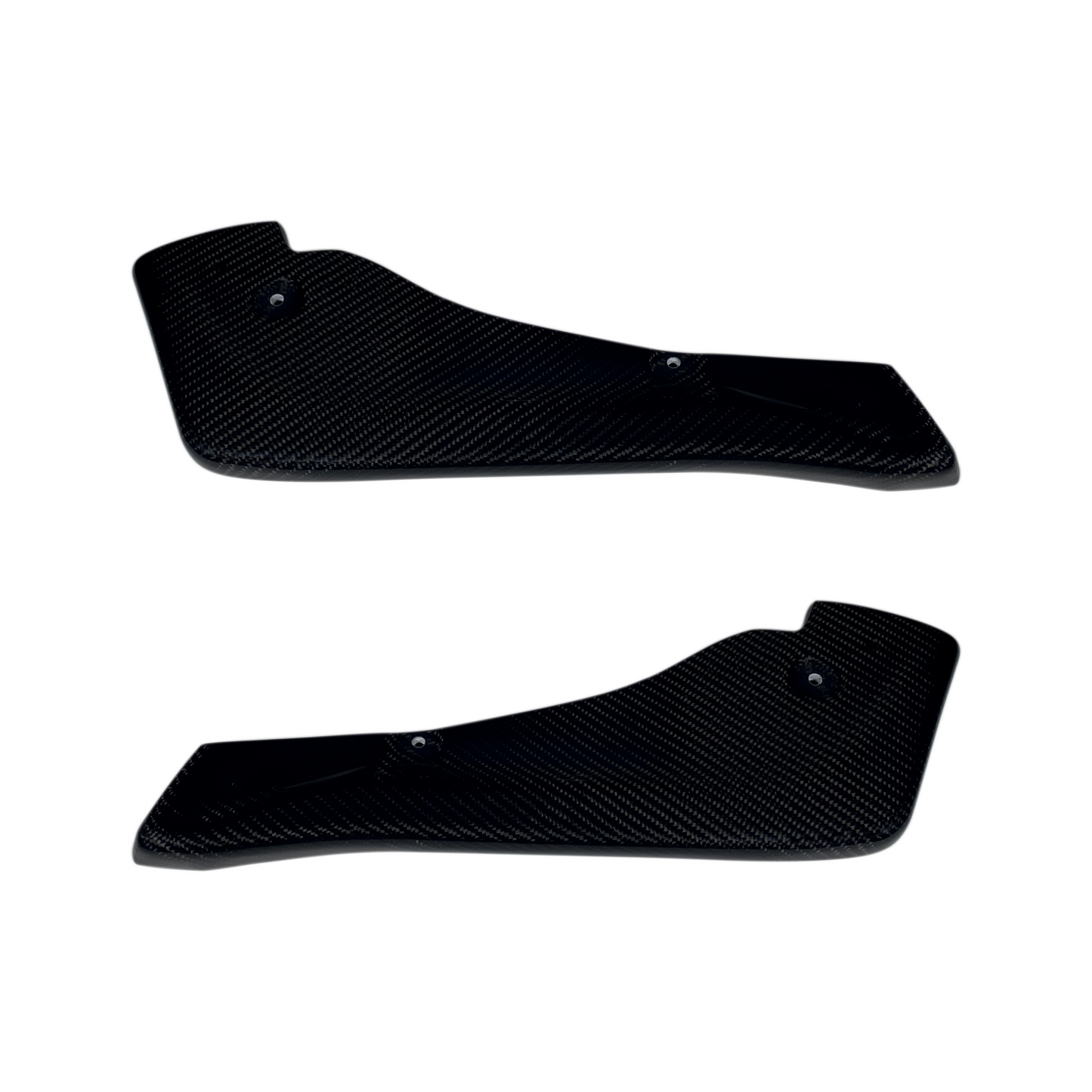 A90 Carbon Fiber Rear Bumper Side Splitters-Exterior-Silicon Valley Bimmer