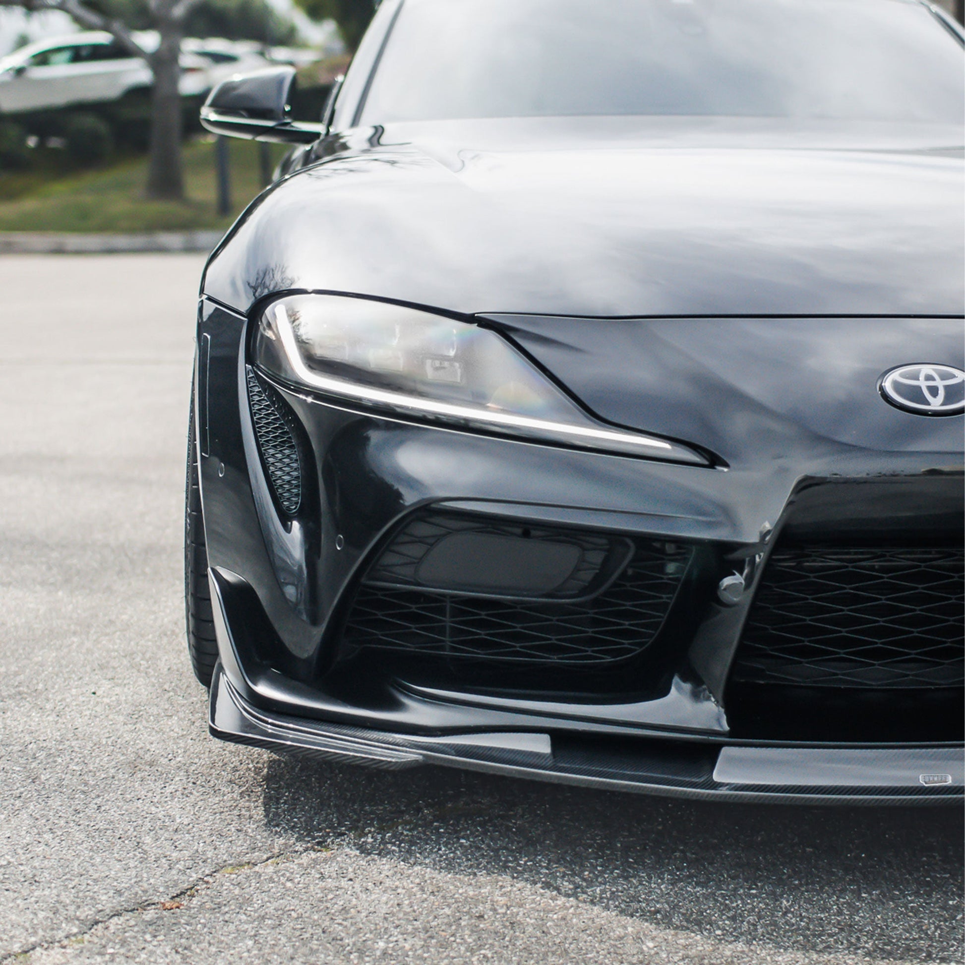 A90 Suvneer Motorsports™ Carbon Fiber Front Lip-Exterior-Silicon Valley Bimmer