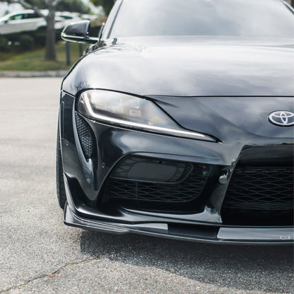 A90 Suvneer Motorsports™ Carbon Fiber Front Lip-Exterior-Silicon Valley Bimmer