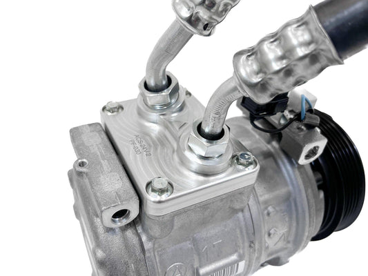 A/C Solutions BMW 24v Swap Denso Compressor Manifold-Air Conditioning-Silicon Valley Bimmer
