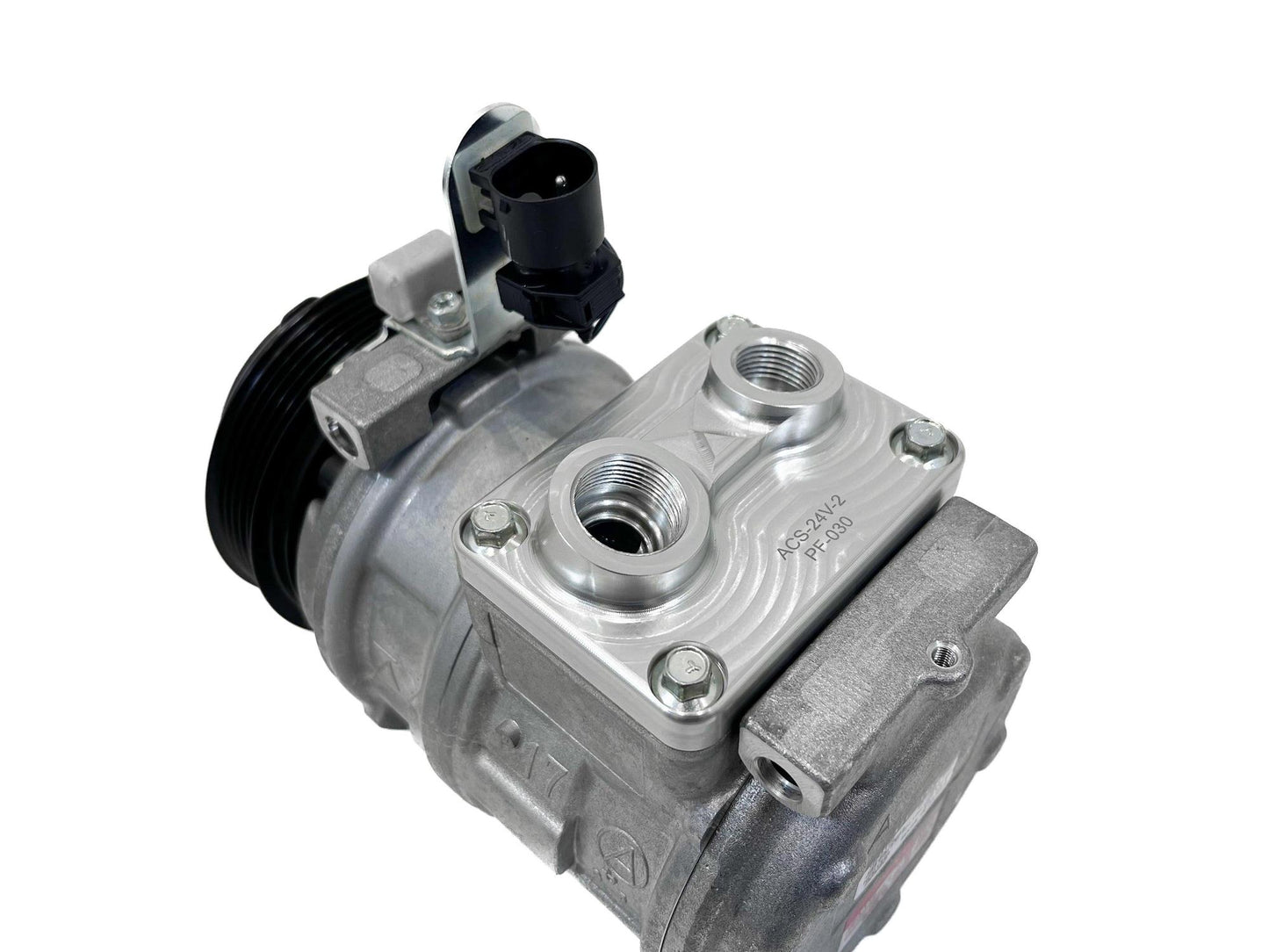 A/C Solutions BMW 24v Swap Denso Compressor Manifold-Air Conditioning-Silicon Valley Bimmer