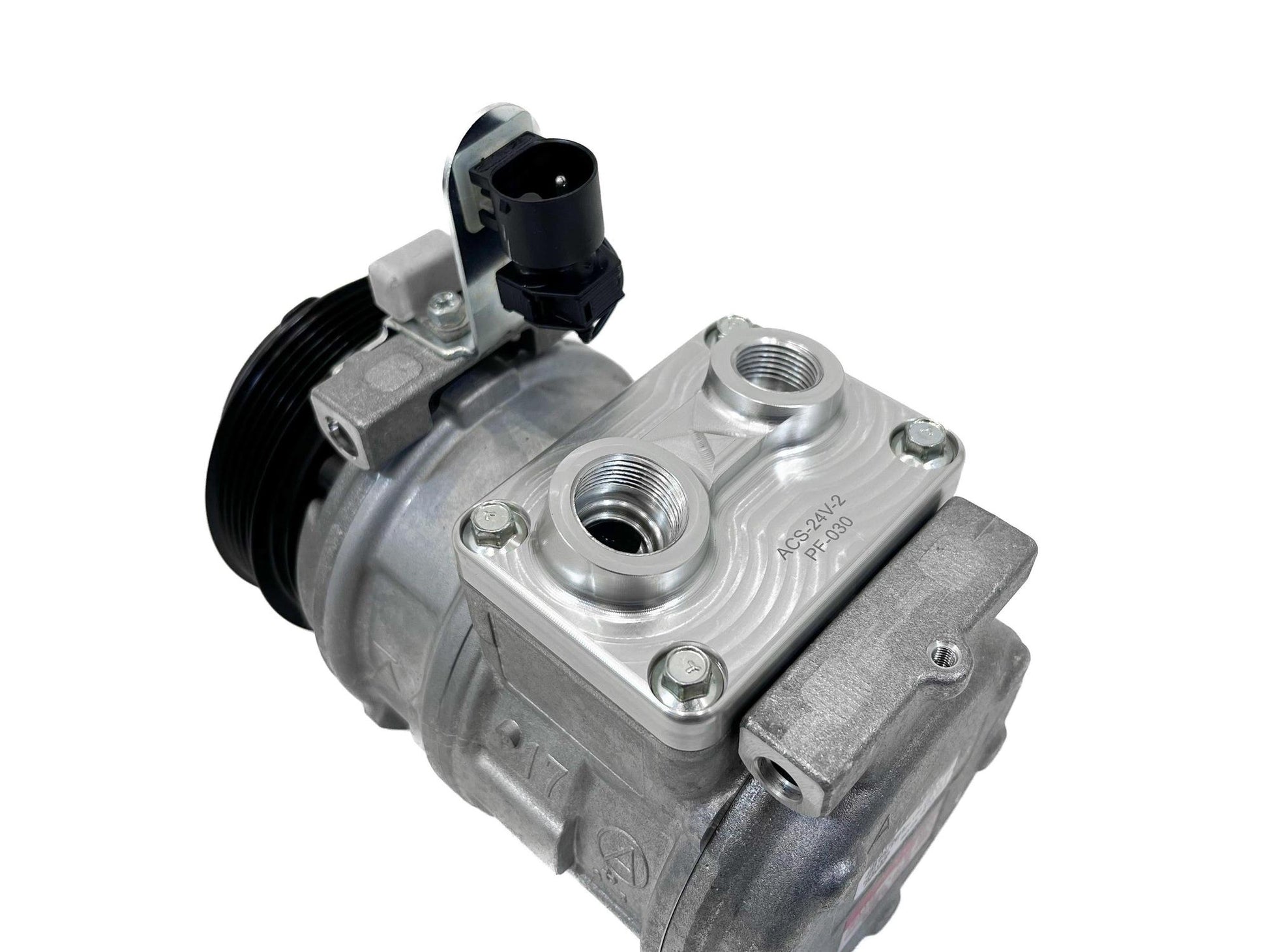 A/C Solutions BMW 24v Swap Denso Compressor Manifold-Air Conditioning-Silicon Valley Bimmer