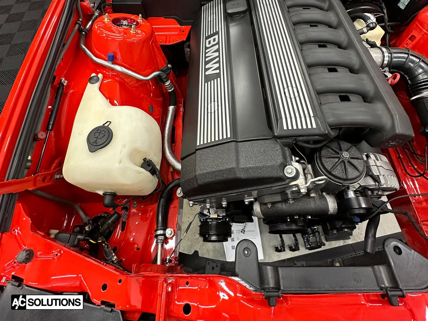 A/C Solutions BMW 24v Swap Denso Compressor Manifold-Air Conditioning-Silicon Valley Bimmer