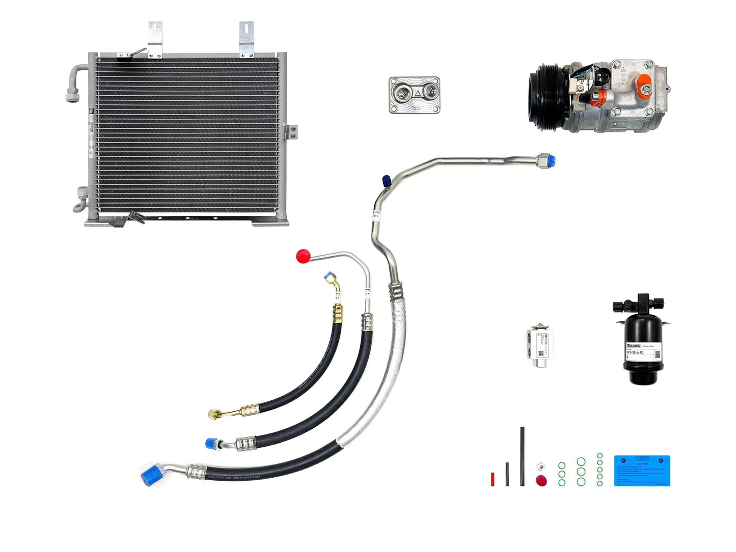 A/C Solutions BMW E30 24v Swap Conversion Kit (S50, S52, S54, and more)-Air Conditioning-Silicon Valley Bimmer