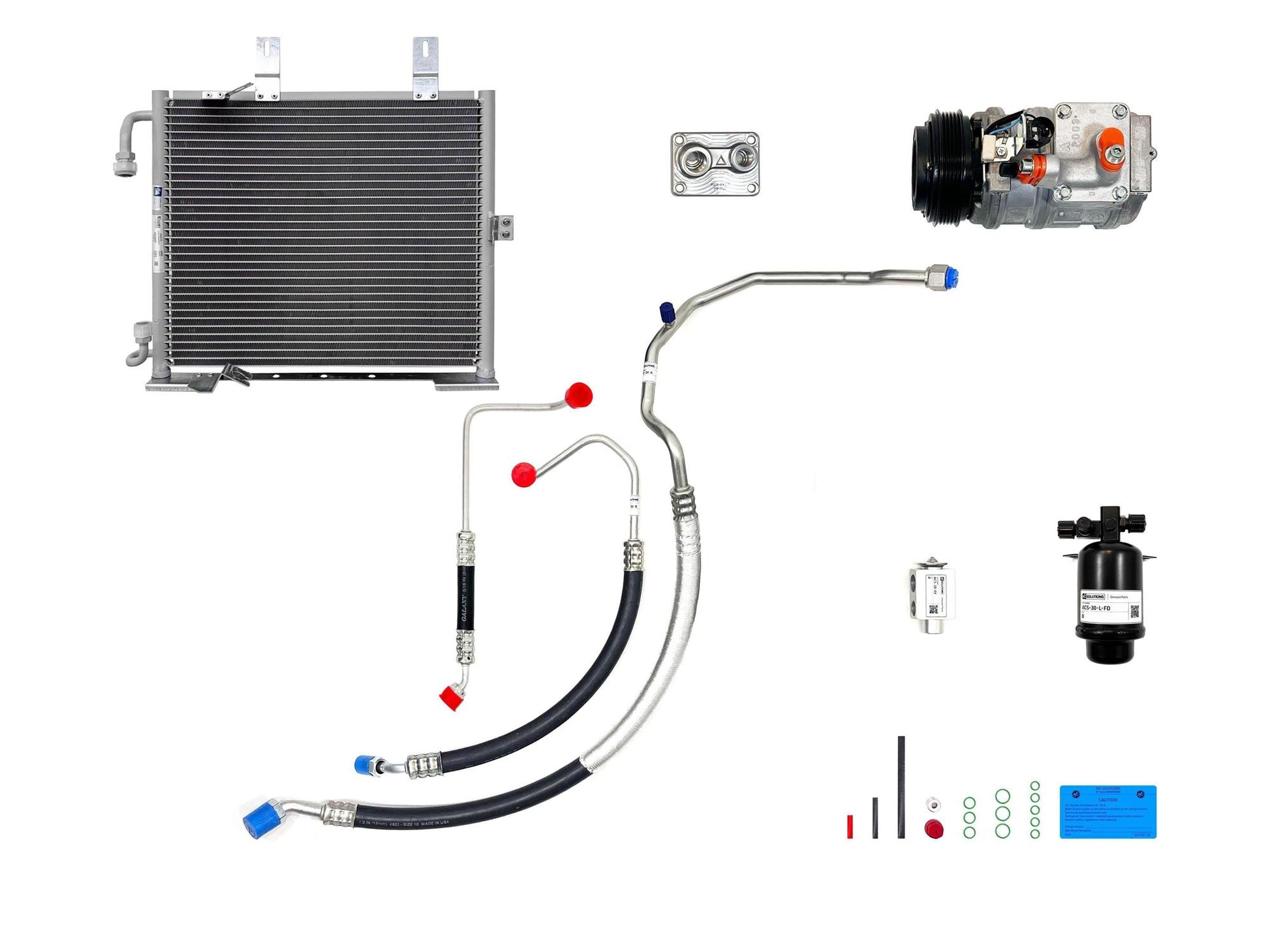 A/C Solutions BMW E30 24v Swap Conversion Kit (S50, S52, S54, and more)-Air Conditioning-Silicon Valley Bimmer