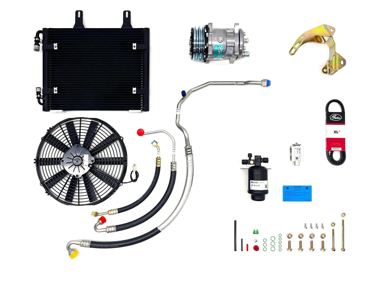 A/C Solutions BMW E30 Complete Conversion Kit-Air Conditioning-Silicon Valley Bimmer