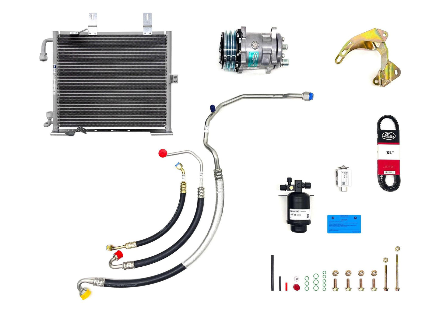 A/C Solutions BMW E30 Complete Conversion Kit-Air Conditioning-Silicon Valley Bimmer