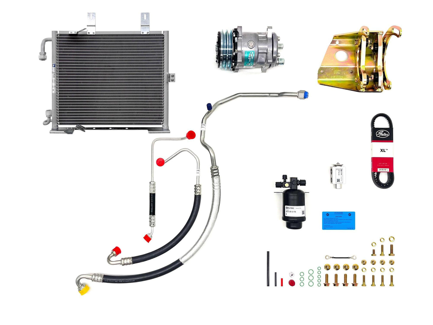 A/C Solutions BMW E30 Complete Conversion Kit-Air Conditioning-Silicon Valley Bimmer