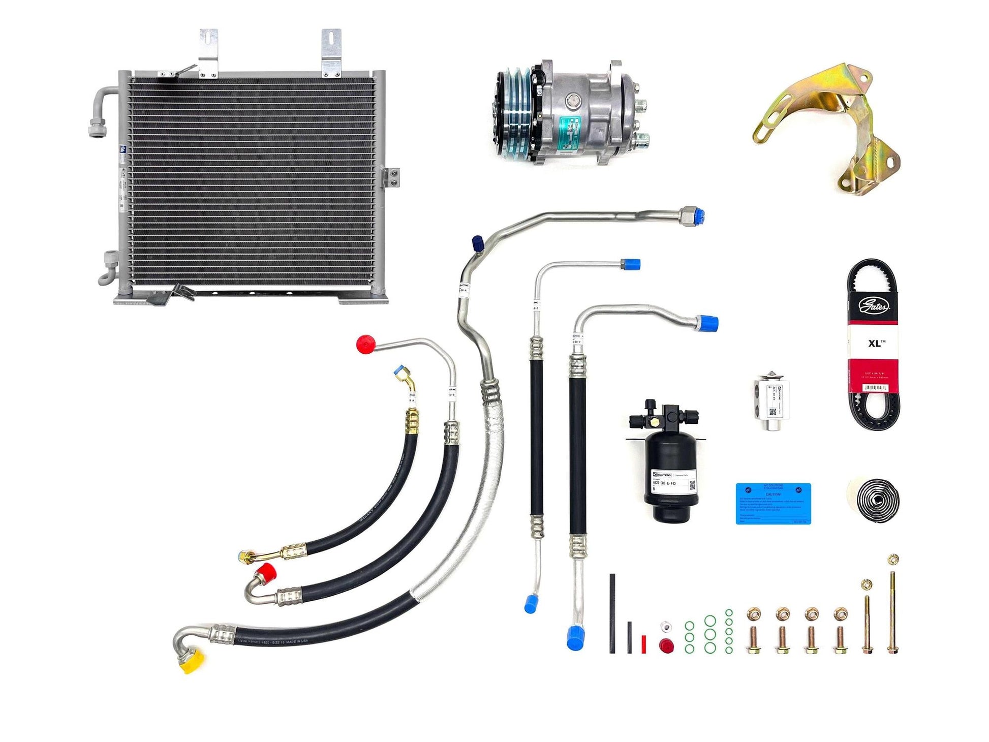 A/C Solutions BMW E30 Complete Conversion Kit-Air Conditioning-Silicon Valley Bimmer