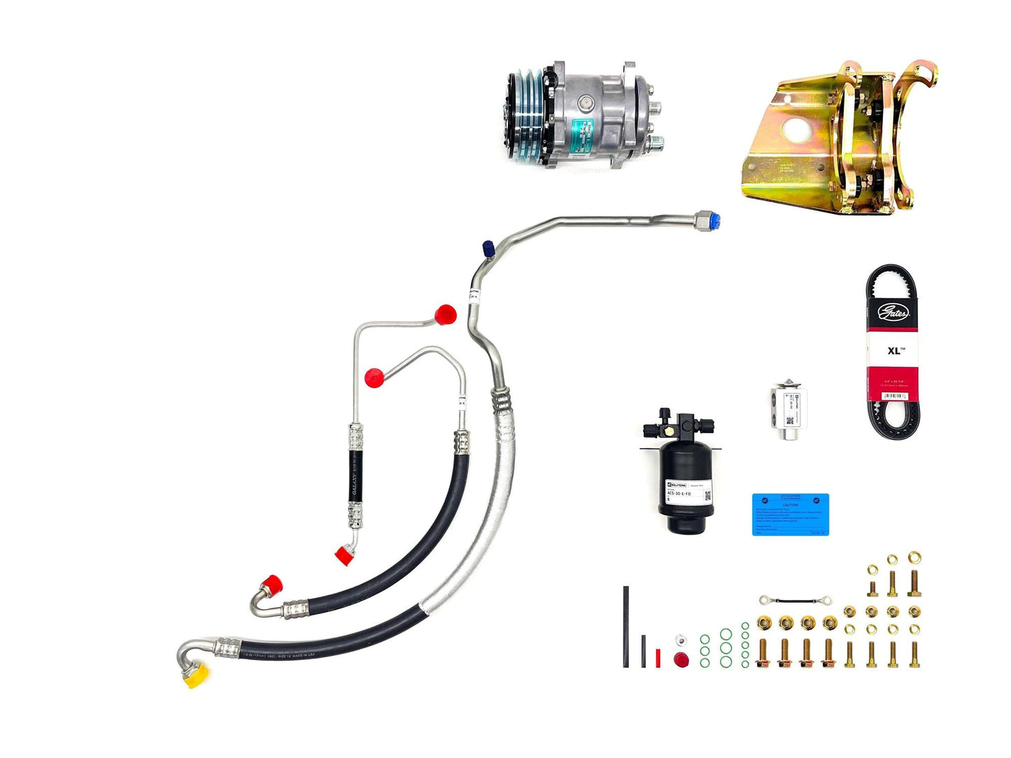 A/C Solutions BMW E30 Complete Conversion Kit-Air Conditioning-Silicon Valley Bimmer