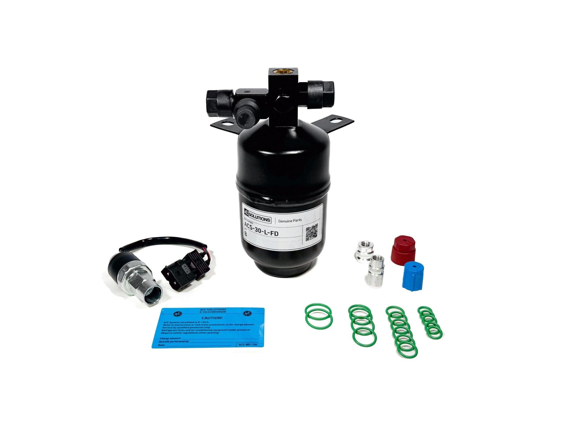 A/C Solutions BMW E30 R134a Retrofit Kit (82319067394)-Air Conditioning-Silicon Valley Bimmer