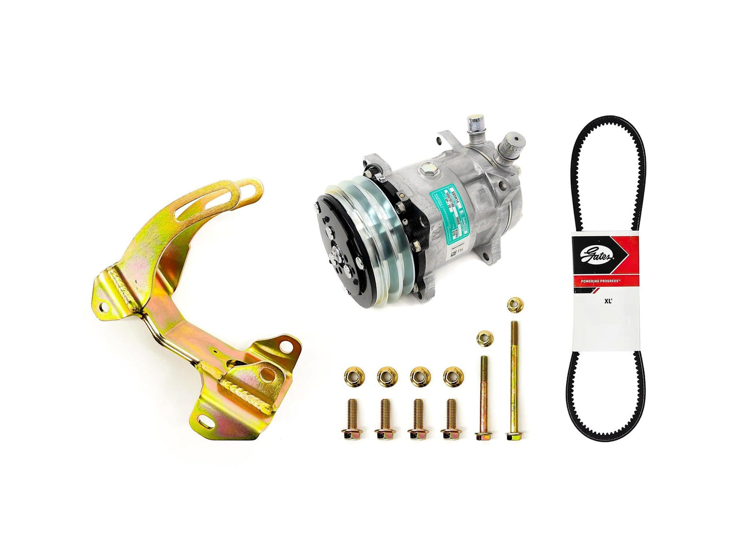 A/C Solutions BMW M20/M30 Sanden Compressor Kit (E30, E28, E24, etc.)-Air Conditioning-Silicon Valley Bimmer