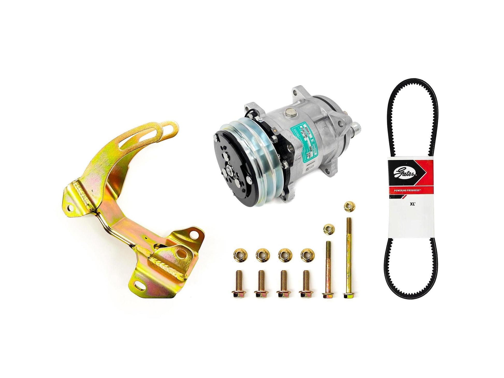 A/C Solutions BMW M20/M30 Sanden Compressor Kit (E30, E28, E24, etc.)-Air Conditioning-Silicon Valley Bimmer