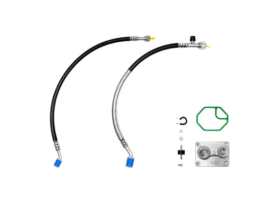 A/C Solutions E28 24v Swap Lines and Manifold Kit (S50, S52, S54, and more)-Air Conditioning-Silicon Valley Bimmer