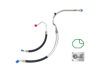 A/C Solutions E30 24v Swap Lines and Manifold Kit (S50, S52, S54, and more)-Air Conditioning-Silicon Valley Bimmer