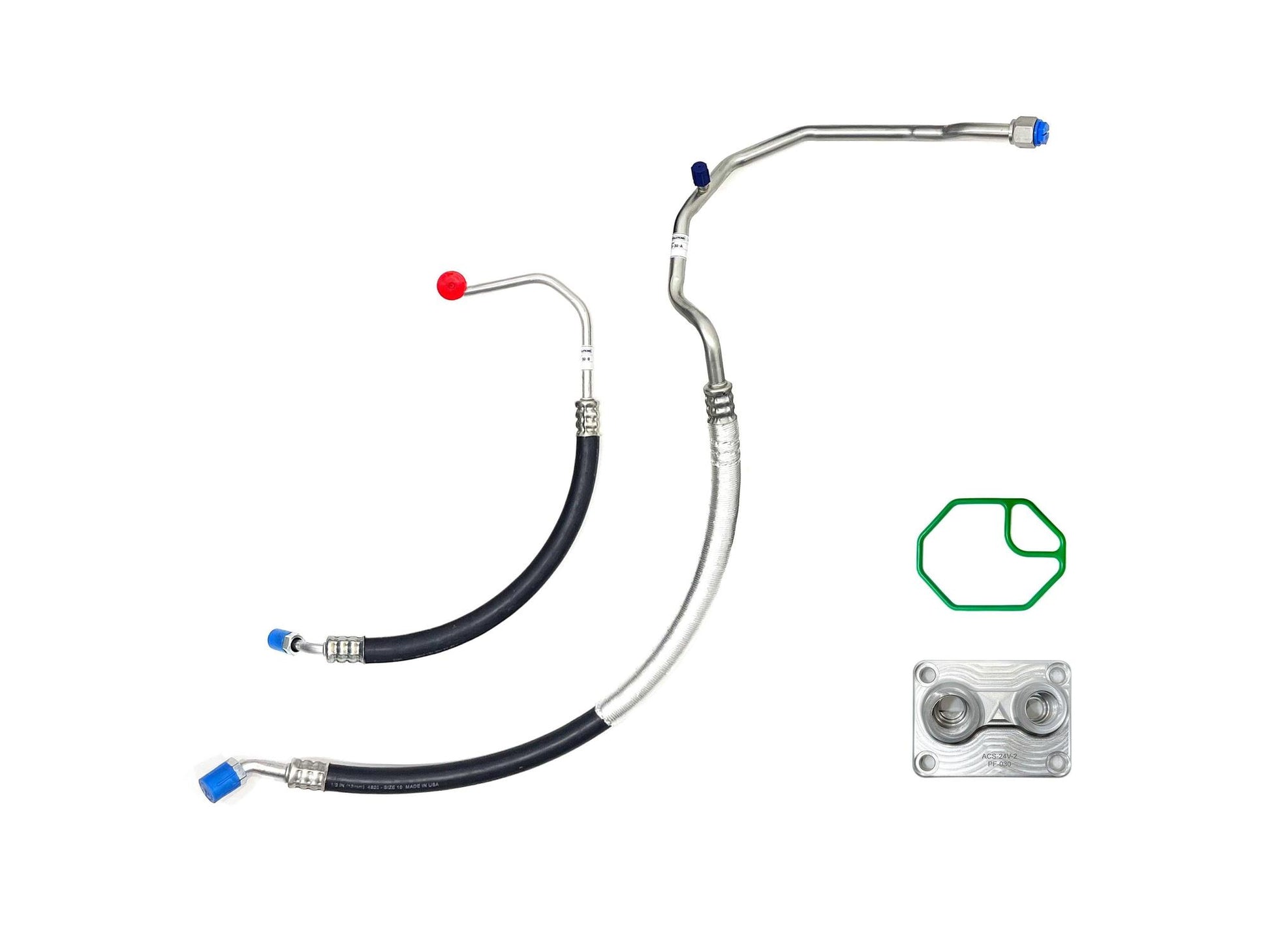 A/C Solutions E30 24v Swap Lines and Manifold Kit (S50, S52, S54, and more)-Air Conditioning-Silicon Valley Bimmer