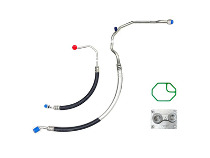 A/C Solutions E30 24v Swap Lines and Manifold Kit (S50, S52, S54, and more)-Air Conditioning-Silicon Valley Bimmer