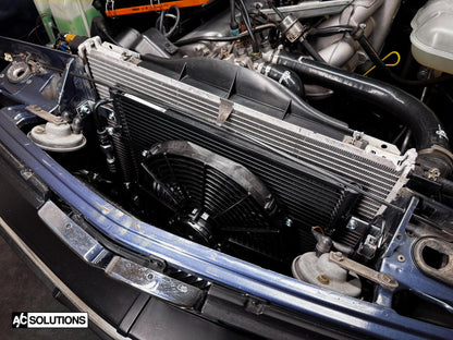 A/C Solutions x CSF E28 Parallel Flow Condenser + 13" SPAL Fan Combo-Air Conditioning-Silicon Valley Bimmer