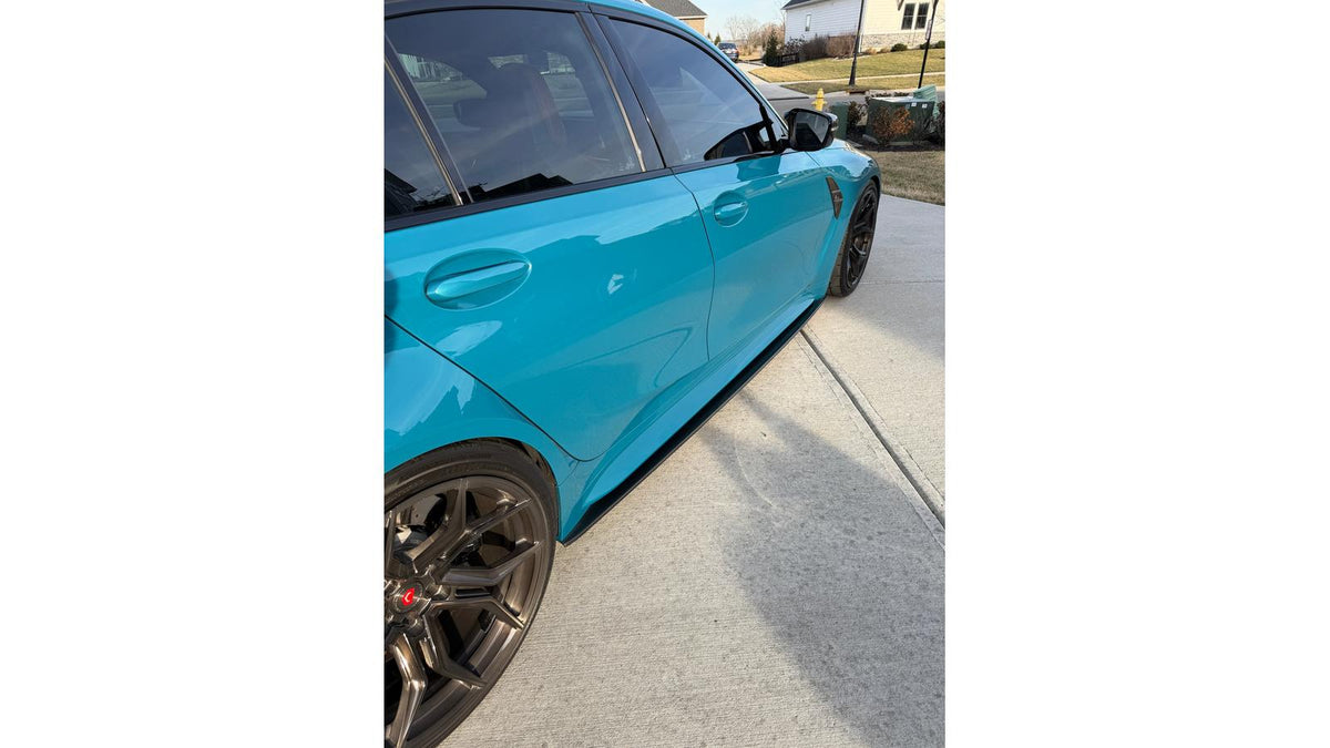 NWCarbon Haus G8X Dry Carbon Fiber Side Skirt Extensions