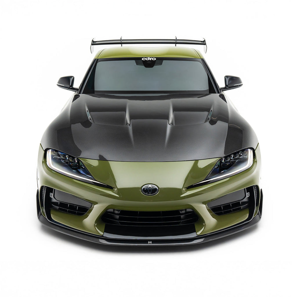 ADRO A90 GR Supra Carbon Vented Hood-Exterior-Silicon Valley Bimmer