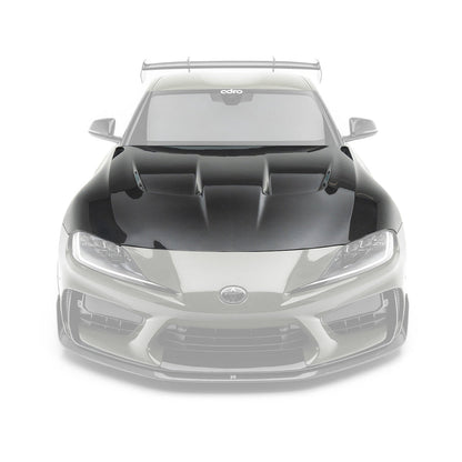 ADRO A90 GR Supra Carbon Vented Hood-Exterior-Silicon Valley Bimmer