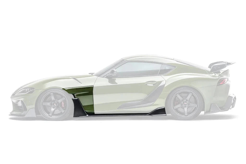 ADRO A90 Supra Carbon Side Skirt Set V2-Exterior-Silicon Valley Bimmer