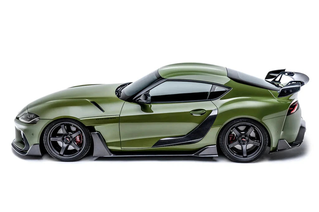 ADRO A90 Supra Carbon Side Skirt Set V2-Exterior-Silicon Valley Bimmer