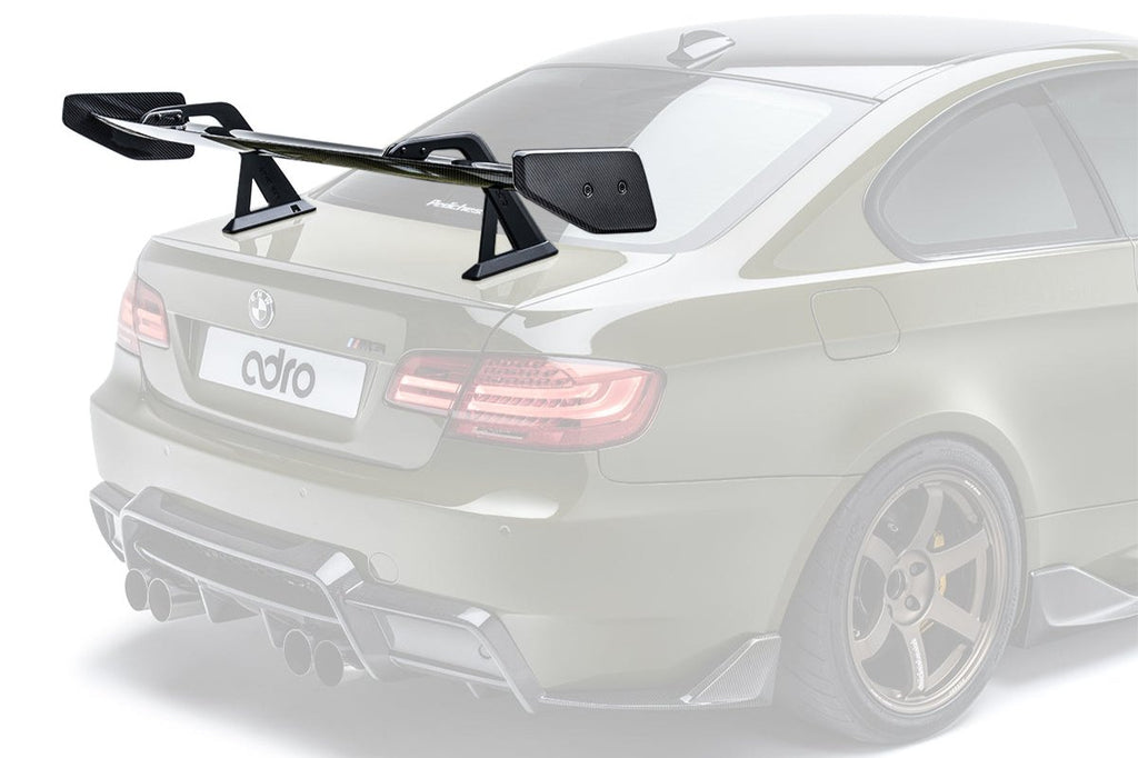 ADRO E92 M3 AT-R1 Carbon Swan Neck GT Wing-Exterior-Silicon Valley Bimmer