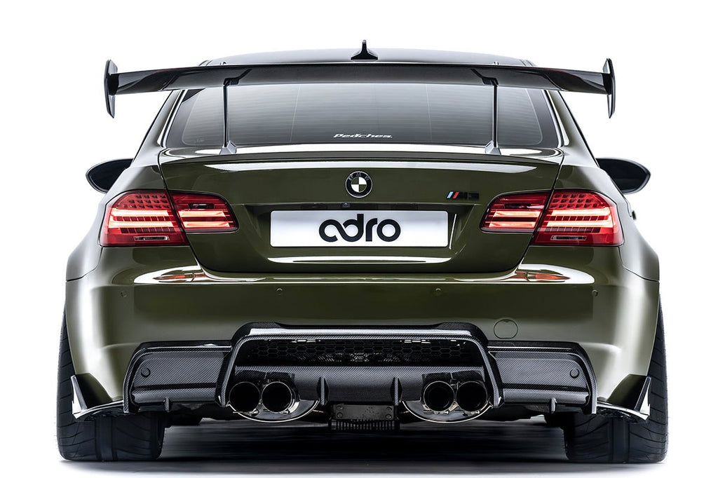 ADRO E92 M3 AT-R1 Carbon Swan Neck GT Wing-Exterior-Silicon Valley Bimmer