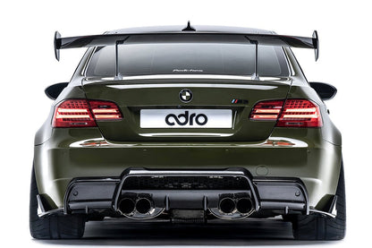 ADRO E92 M3 AT-R1 Carbon Swan Neck GT Wing-Exterior-Silicon Valley Bimmer