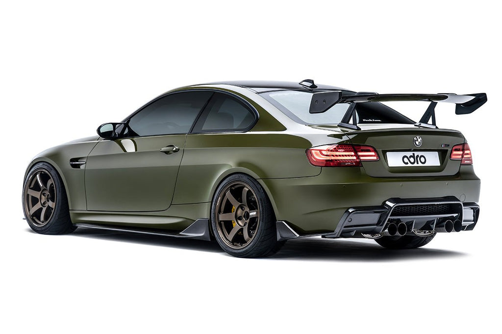 ADRO E92 M3 AT-R1 Carbon Swan Neck GT Wing-Exterior-Silicon Valley Bimmer