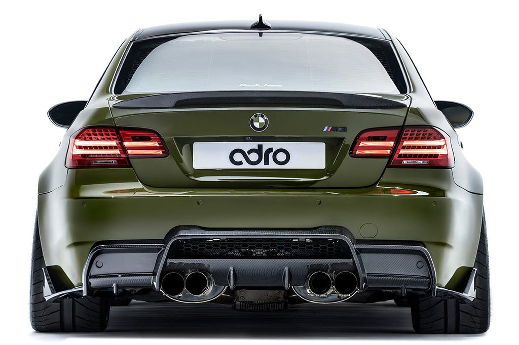 ADRO E92 M3 Carbon Rear Diffuser-Exterior-Silicon Valley Bimmer