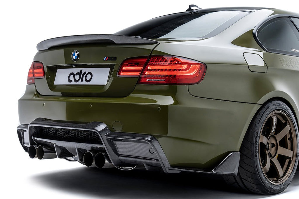 ADRO E92 M3 Carbon Rear Diffuser-Exterior-Silicon Valley Bimmer