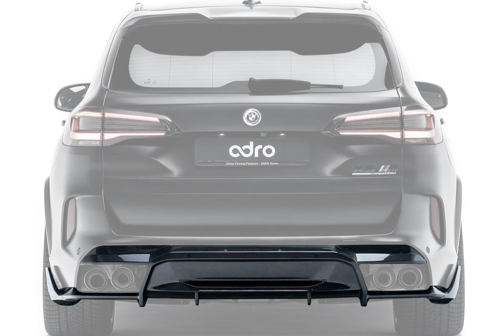 ADRO F95 X5M Carbon Rear Diffuser-Exterior-Silicon Valley Bimmer