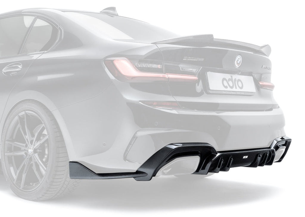 ADRO G20 M340i Pre-LCI Carbon Rear Diffuser Set-Exterior-Silicon Valley Bimmer