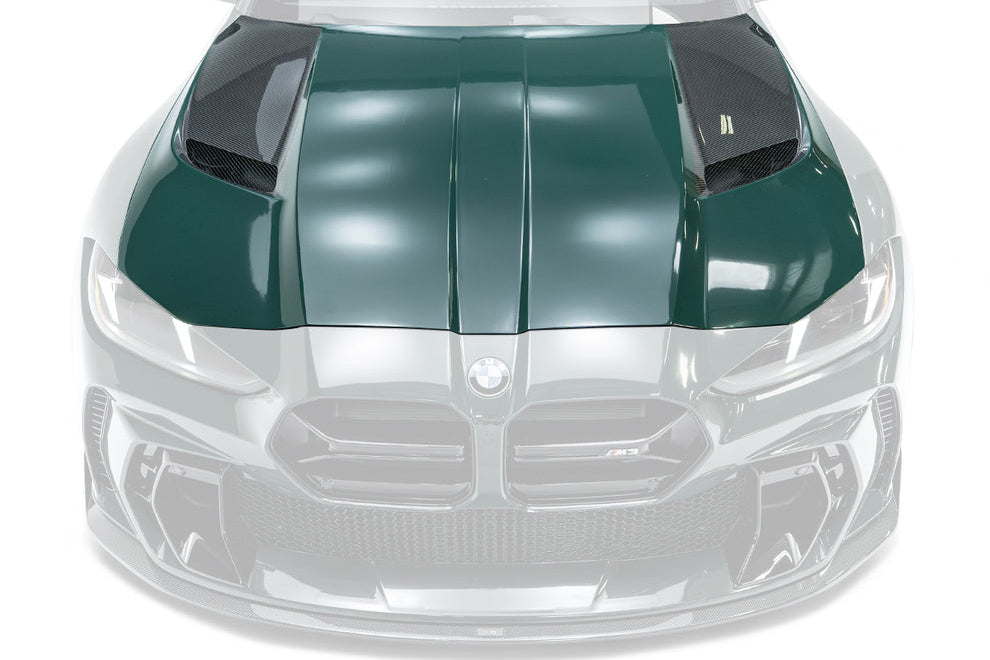 ADRO G8X M3 / M4 Carbon Vented Hood - V2-Exterior-Silicon Valley Bimmer