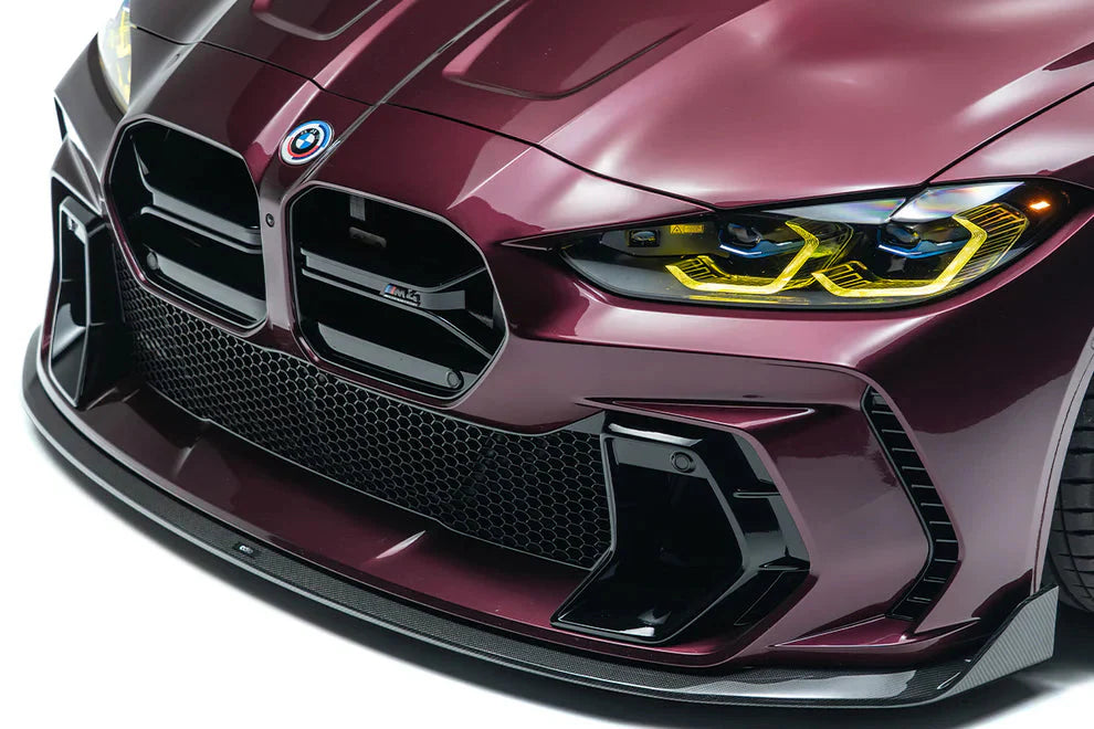 ADRO G8X M3 / M4 Replacement Carbon Front Lip - V2 Bumper-Exterior-Silicon Valley Bimmer