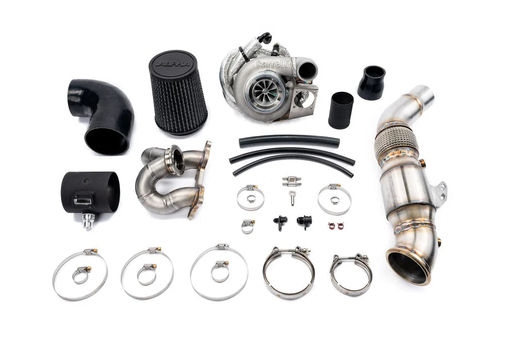 AMS Performance A90 2020 Toyota GR Supra Alpha 6 GTX3076 GEN II Turbo Kit 49 State Legal EPA Catted-Exhaust-Silicon Valley Bimmer