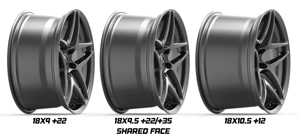 Kansei Wheels Astro - Gloss Gunmetal