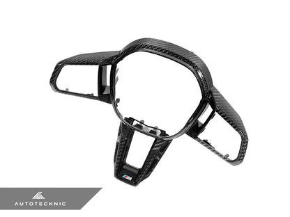 AutoTecknic Carbon Fiber Steering Wheel Trim - G90/ G99 M5
