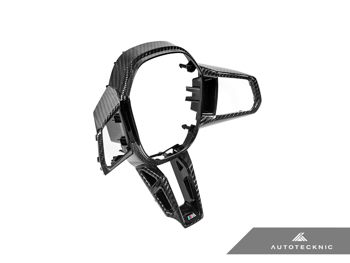 AutoTecknic Carbon Fiber Steering Wheel Trim - G60/ G61 5-Series