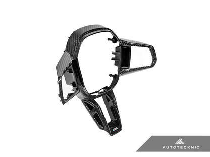 AutoTecknic Carbon Fiber Steering Wheel Trim - G60/ G61 5-Series