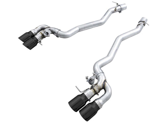 AWE Tuning 18-19 BMW M5 (F90) 4.4T AWD SwitchPath Axle-back Exhaust - Diamond Black Tips-Exhaust-Silicon Valley Bimmer