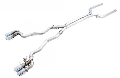 AWE Tuning 18-19 BMW M5 (F90) 4.4T AWD SwitchPath Cat-back Exhaust - Chrome Silver Tips-Exhaust-Silicon Valley Bimmer